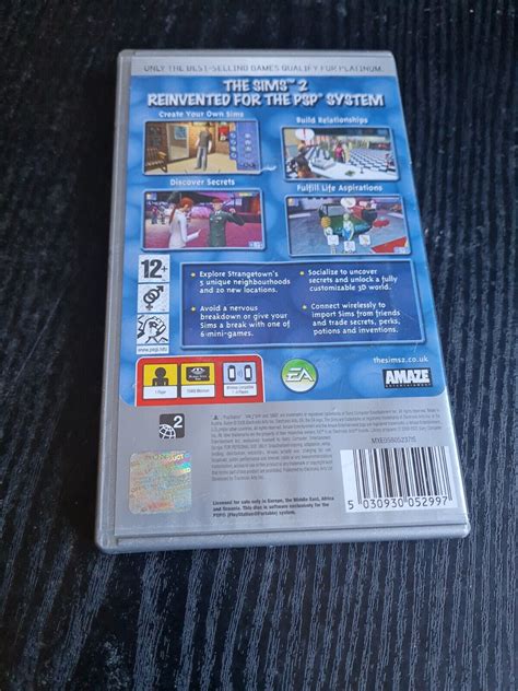 The Sims 2 Sony Playstation Portable 2006 Psp Warners Retro Corner Ltd