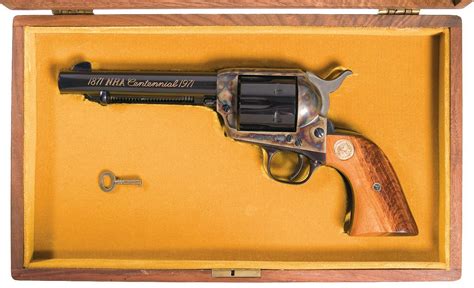 Cased Colt Single Action Army Nra Centennial Revolver