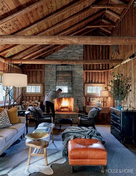 40 Cozy Living Rooms Youll Want To Hibernate In This Winter Log