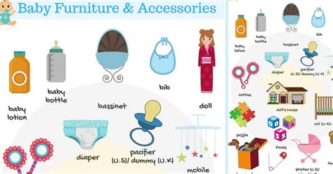 For your home:ottoman & pouffe. Baby Room: Baby Furniture And Accessories Vocabulary - 7 E S L