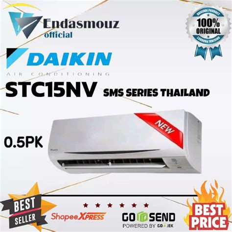 Jual AC DAIKIN STC15NV STC 15 NV SMS SERIES THAILAND 0 5PK Shopee