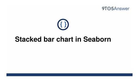 seaborn stacked bar chart
