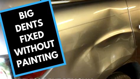 How To Remove Large Dents From A Car Classic Car Walls
