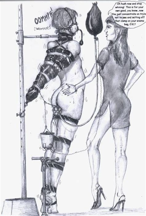 Bdsm Drawing Female Enema Torture XXX Sex Photos