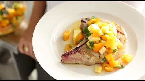 Yellow Tomato Pineapple Relish With Pork Chops Everyday Food With