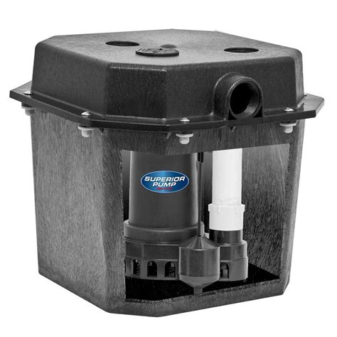 Often there's only a trapped drain in the basement floor. Superior Pump 92072 1/3 HP Pre-Assembled Submersible ...
