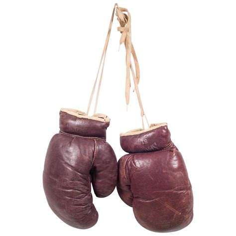 Vintage Spalding Leather Boxing Gloves Circa 1950 1960 At 1stdibs