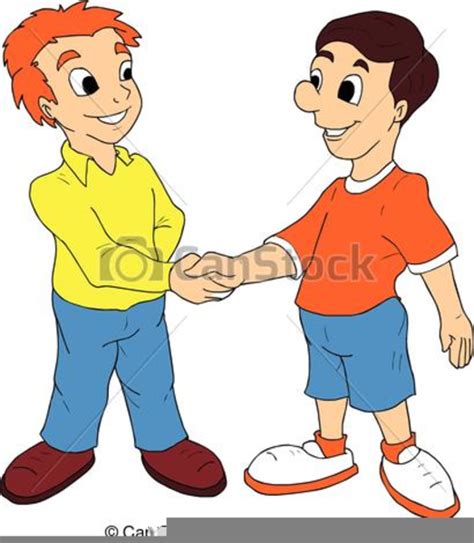 Friends Shaking Hands Clipart Free Images At Vector Clip