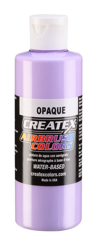 Createx Airbrush Colors Opaque Lilac 4 Oz Anest Iwata Medea Inc