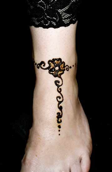 Henna Anklet Designs