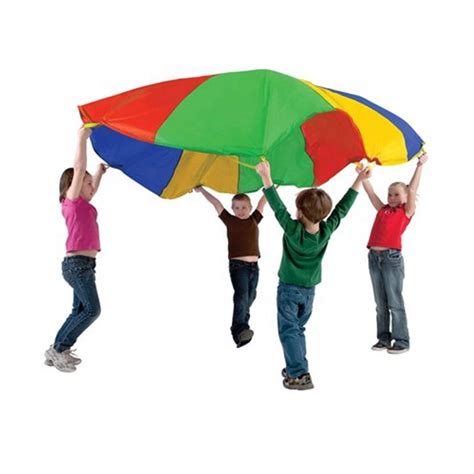 Kids Rainbow Parachute Training Toy Game Flying Toy Parachutes Play