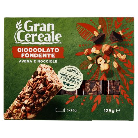 Grancereale Barrette Cereali Cioccolato Fondente 125g Carrefour