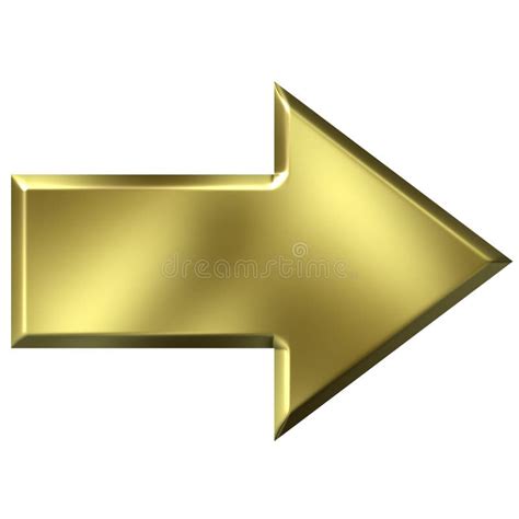 Gold Arrow Clip Art
