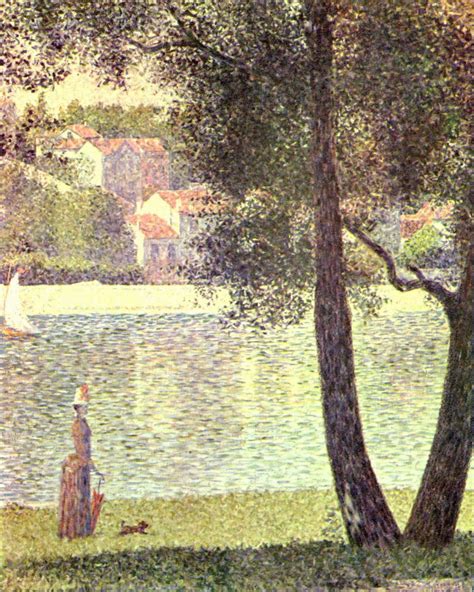 The Seine At Courbevoie 1885 Georges Seurat