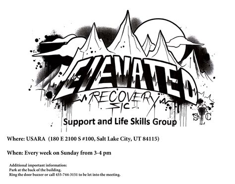Elevated Recovery Support Meeting In Person Slc Usara Usara