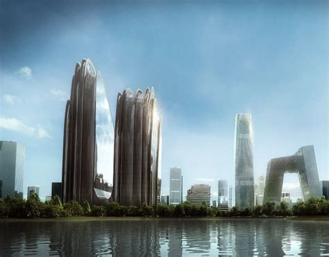 Chaoyang Park Plaza Mad Architects On Behance