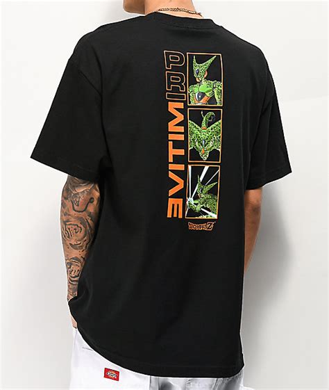 Discount99.us has been visited by 1m+ users in the past month Primitive x Dragon Ball Z Cell Forms Black T-Shirt | Zumiez