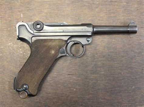 Lot German Ww2 Mauser Model P08 Luger Pistol