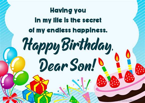 Happy Birthday Wishes For Son With Images And Quotes Sms