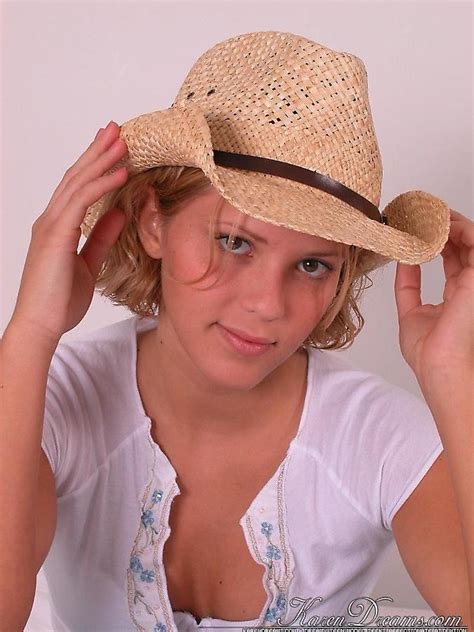 Pictures Of Teen Cutie Karen Dreams Wearing A Hot Cowgirl Hat Porn