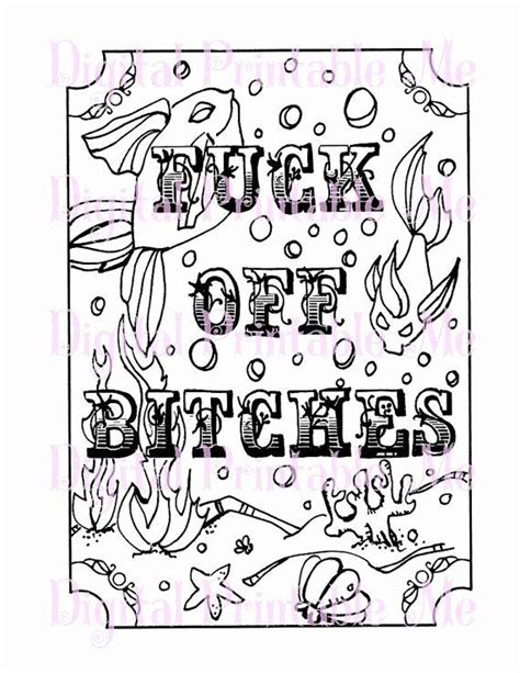 Pin By Janelle Fairlamb On Printable Swear Word Coloring Book Curse
