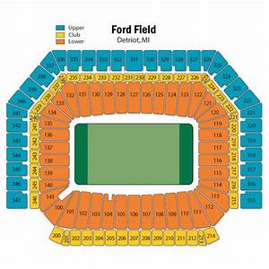 Ford Field Seating Chart With Rows And Seat Numbers Awesome Home