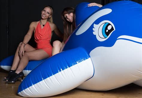 Whale Blue Shiny Inflatable World