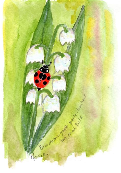 ⬇ télécharger des photos de coccinelle sur la meilleure banque photo depositphotos! Un bout de chemin en couleur: Joyeux 1er mai 2016 - muguet porte-bonheur