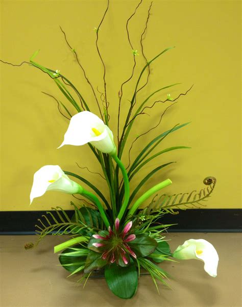 Calla Lily Arrangement Designed By Arcadia Floral And Home Decor Flower