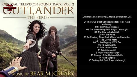 Cinematic orchestra feat patrick watson to build a home live. Outlander TV Series Vol.2 Movie Soundtrack List - YouTube