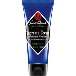 Shave with a sharp, clean blade, rinsing razor frequently. Jack Black Supreme Cream Triple Cushion Shave Lather ...