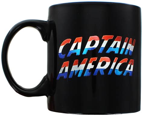 marvel s captain america 20oz iridescent shield ceramic mug