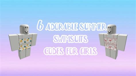 🍄🌼6 Adorable Bloxburg Swimsuit Codes🌼🍄 Youtube