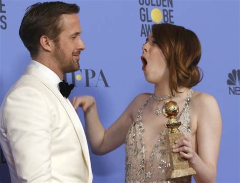 Emma Stone And Ryan Gosling Kiss