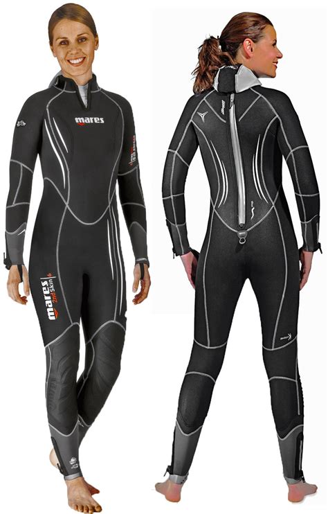 Mares Ladies 2nd Skin 6mm Scuba Diving Semi Dry Wetsuit With Hood