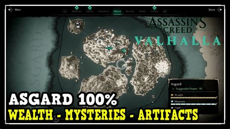 Assassin S Creed Valhalla Asgard All Collectibles Wealth Mysteries