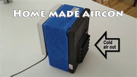 Homemade Air Conditioner With Fan And Ice Youtube