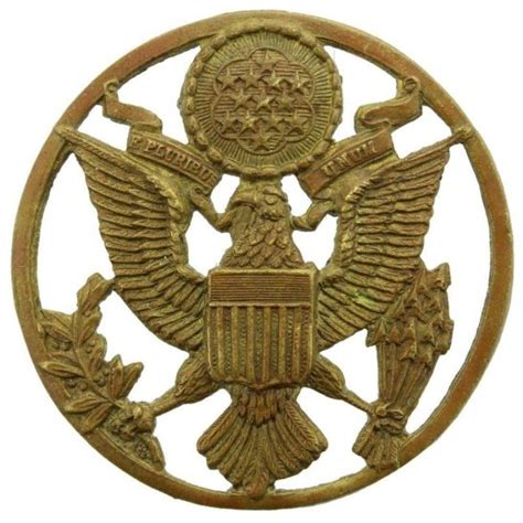 Ww2 United States Us Army American Infantry Cap Badge