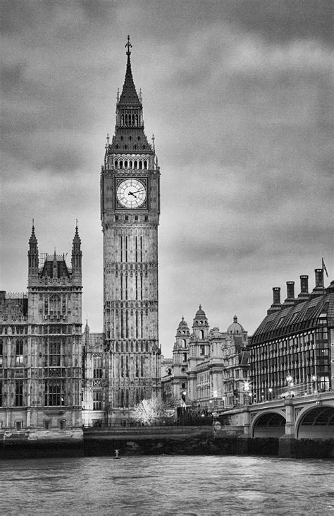 London Big Ben Black And White Photograph By Elisabeth Pollaert Smith