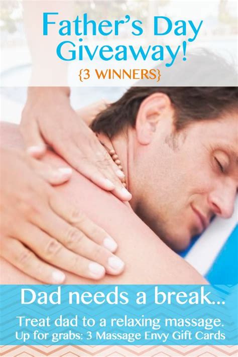 Fathers Day Giveaway Massage Envy The Crafted Sparrow Massage Envy Massage Envy T Card