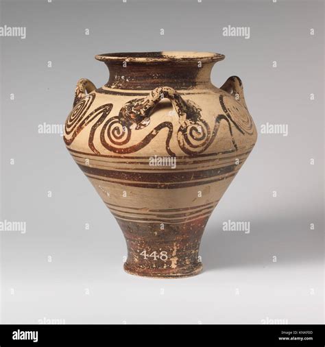 Terracotta Pithoid Jar Period Late Helladic Iiia2 Early Date Ca