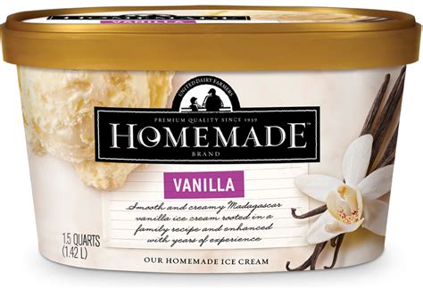 Vanilla Homemade Brand Ice Cream