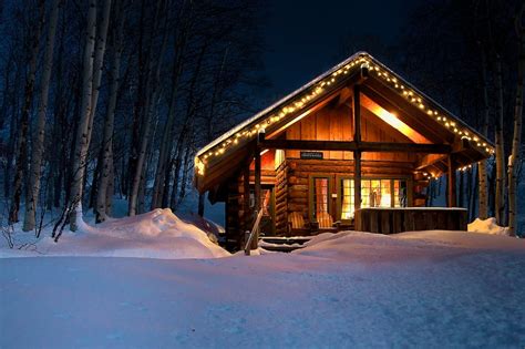 Winter Cabin Wallpaper For Desktop Wallpapersafari