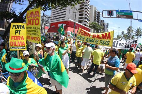 O Protesto Contra Dilma No Recife Fotos Em Pernambuco G1