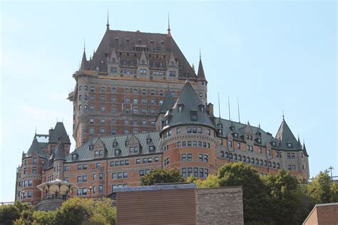 Quebec Citys Famous Hotel Frontenac In Canada On The St Laurence