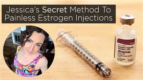 Secret To Painless Estrogen Hrt Injections Jessica P Mtf