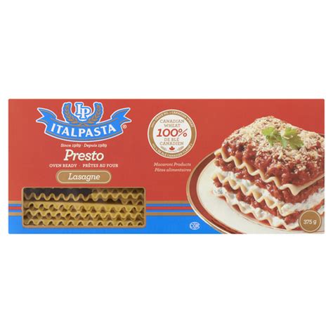 Italpasta Oven Ready Lasagna 375 G Voilà Online Groceries And Offers