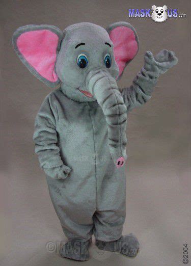 asian elephant deluxe adult size elephant mascot costume 41290