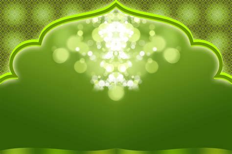 Background Green Moslem