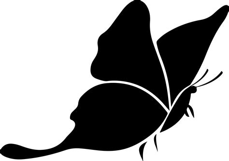 Silhouette Butterflies At Getdrawings Free Download